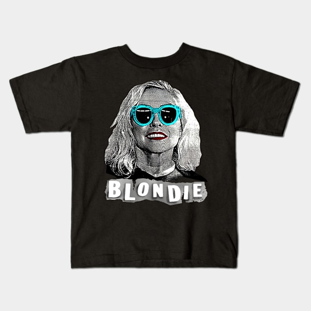 Blondie Punk Meets Disco Kids T-Shirt by Insect Exoskeleton